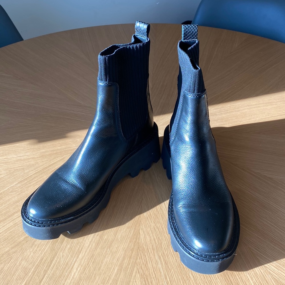 🖤Dolce Vita Hoven H2O Boots Black Leather 🖤